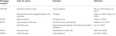 Metabolic adaption of cancer cells toward autophagy: Is there a role for ER-phagy?